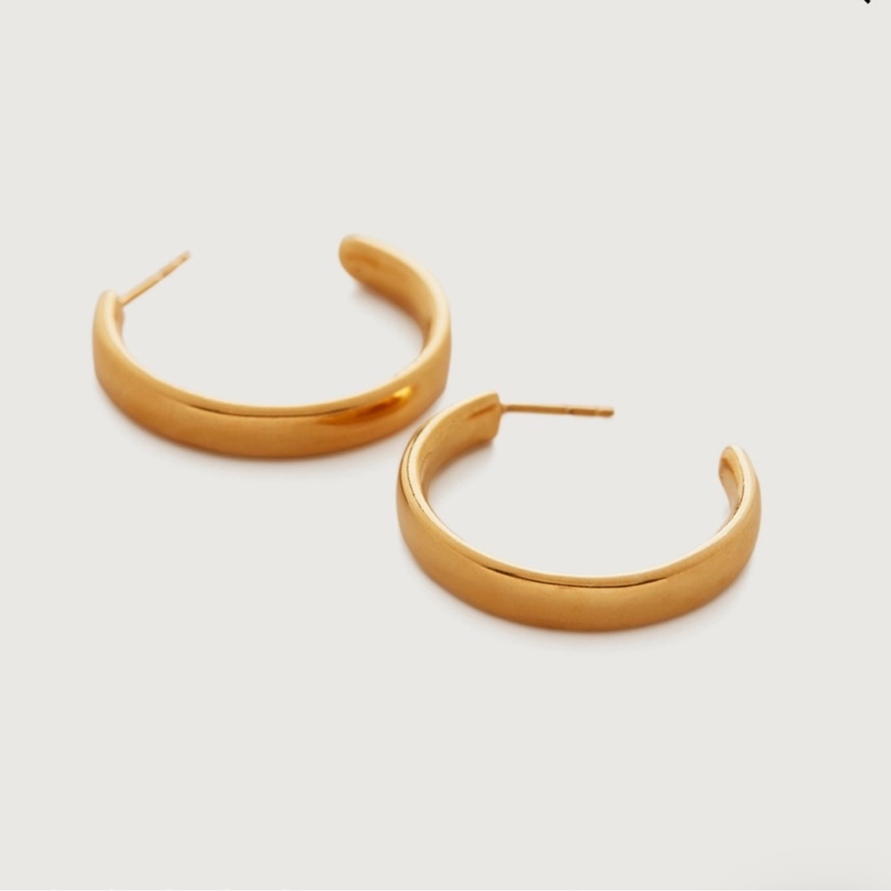 Monica Vinader Gold Hoop Earrings